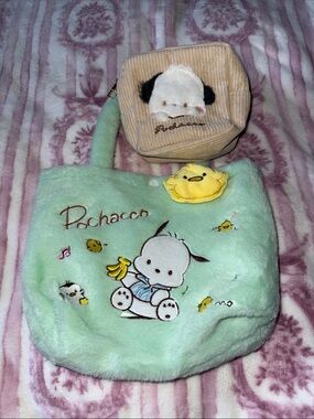 Sanrio pochacco pouch and purse